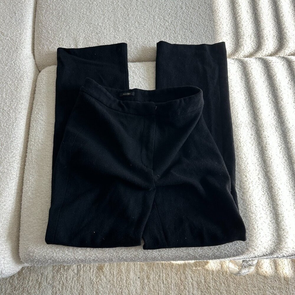 Massimo Dutti Women's Black Pants Size 8 – Tailored & Elegant Workwear